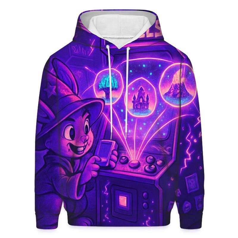 Arcane Arcade Rabbit pullover hoodies
