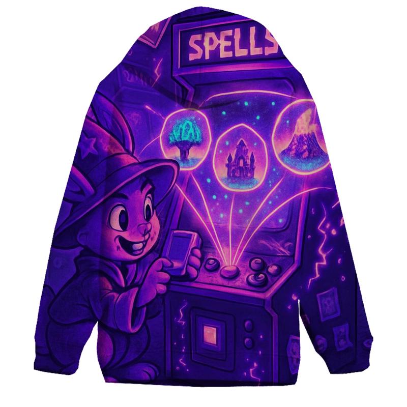 Arcane Arcade Rabbit pullover hoodies