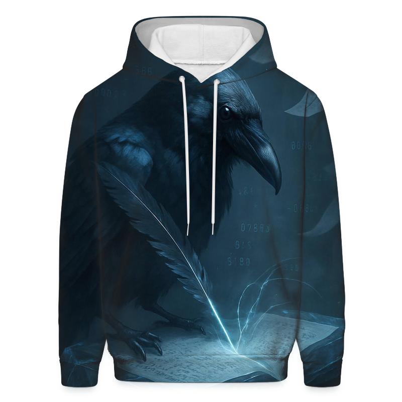 Crystal Ledger Raven zip-up hoodies