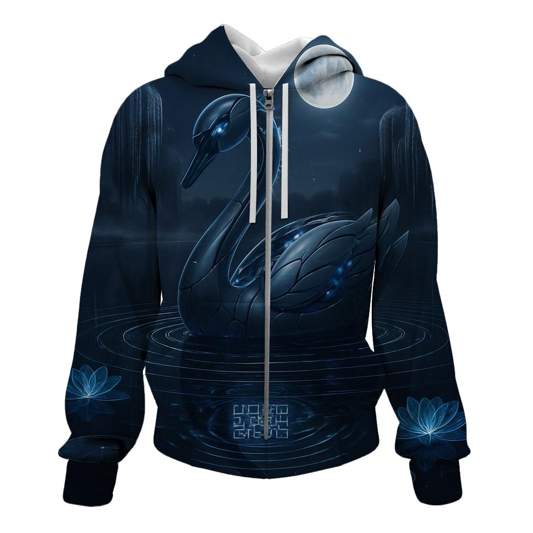 Binary Swan Lake heavyweight hoodies