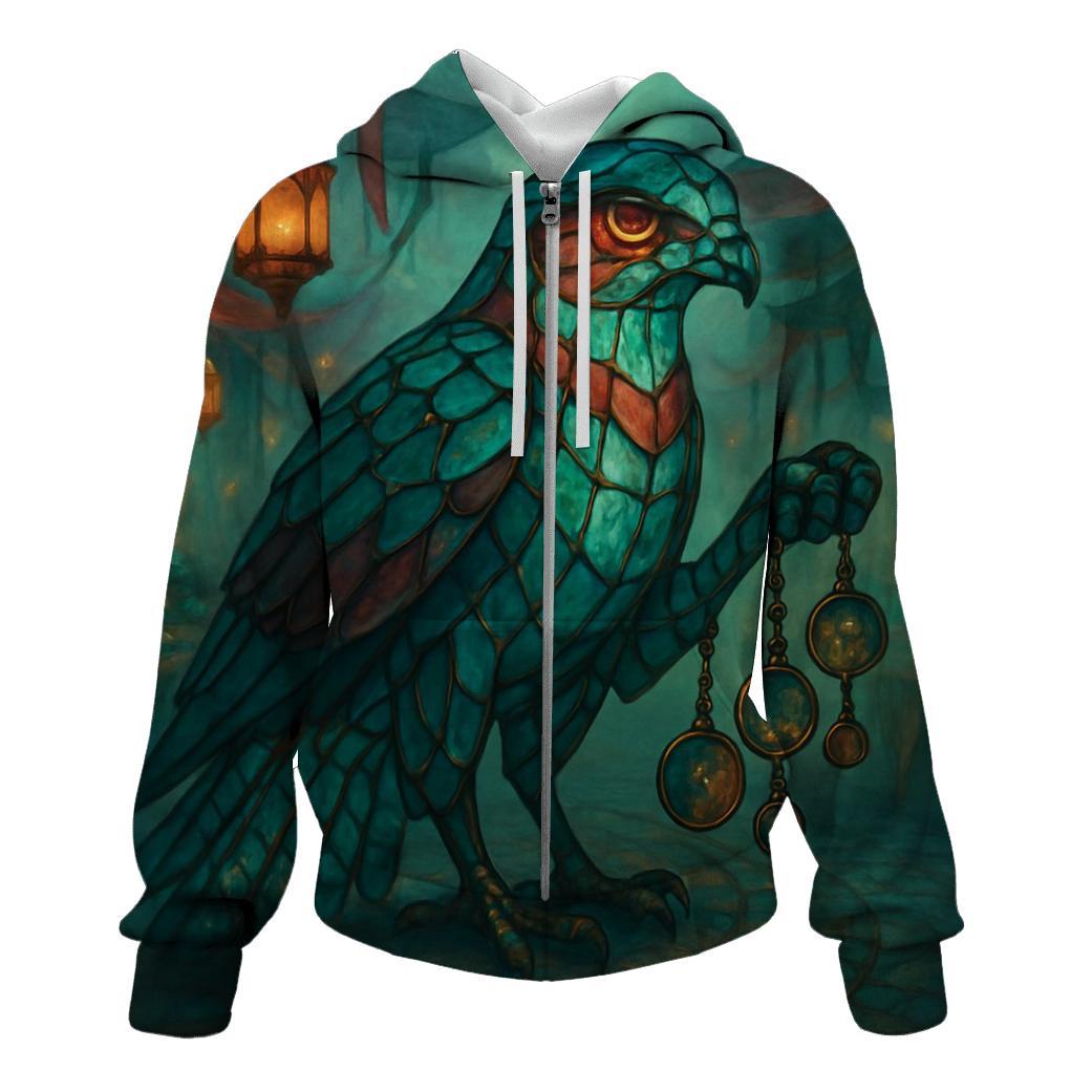 Glasswing Bazaar Falcon embroidered hoodies