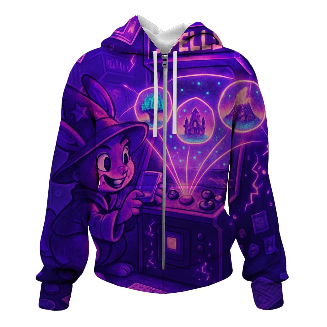 Arcane Arcade Rabbit custom hoodies