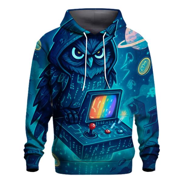 Celestial Arcade Owl custom hoodies