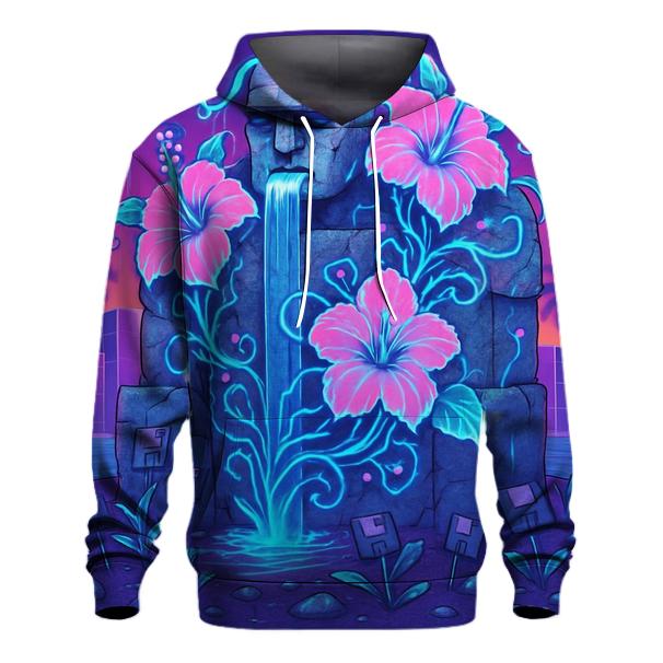 Vaporwave Garden Golem designer hoodies