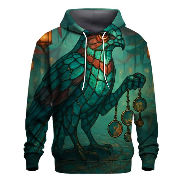 Glasswing Bazaar Falcon embroidered hoodies