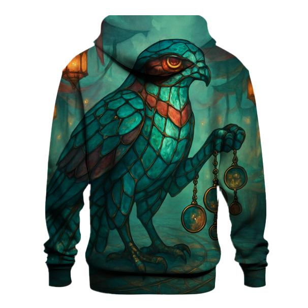 Glasswing Bazaar Falcon embroidered hoodies