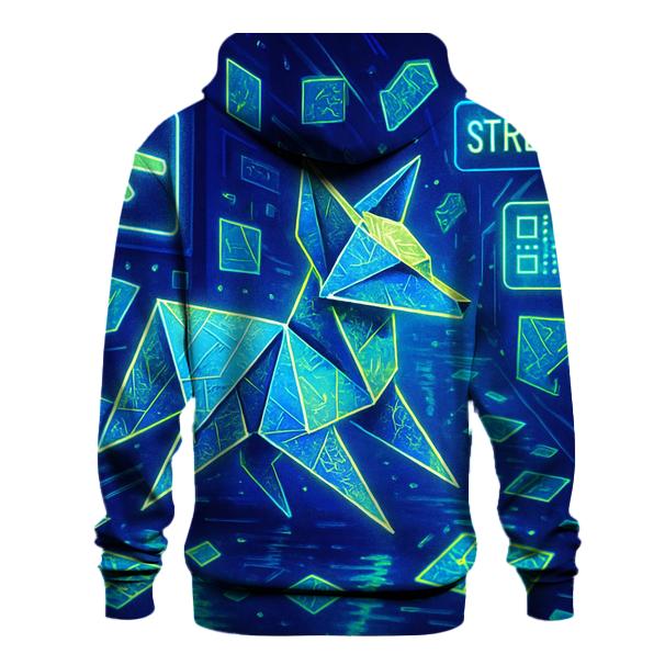 Chromatic Origami Fox hoodie trends