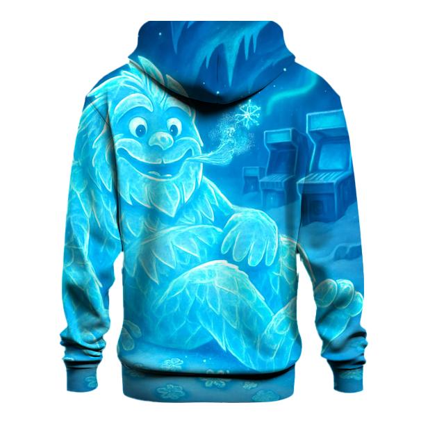 Frosted Neon Yeti embroidered hoodies