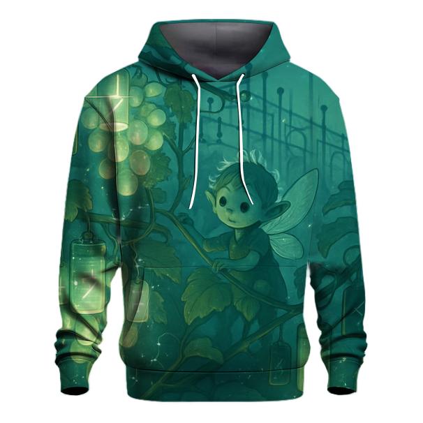 Voltage Vineyard Sprite embroidered hoodies