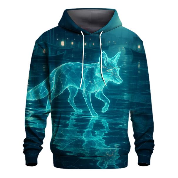 Hologram Harbor Fox designer hoodies