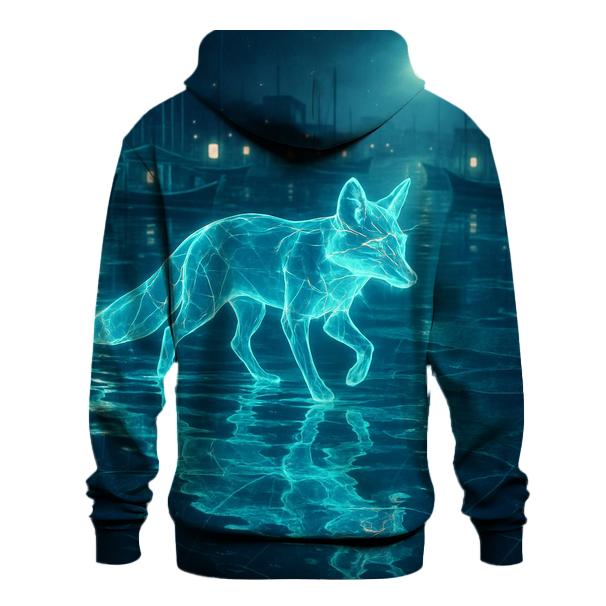 Hologram Harbor Fox designer hoodies
