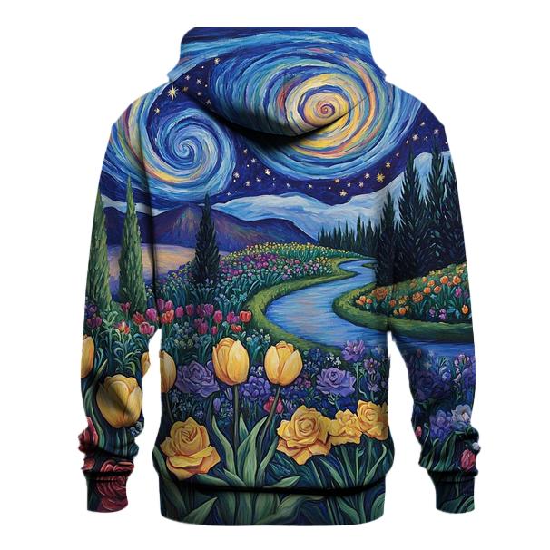Van Gogh Inspired Galactic Garden hoodies fashion