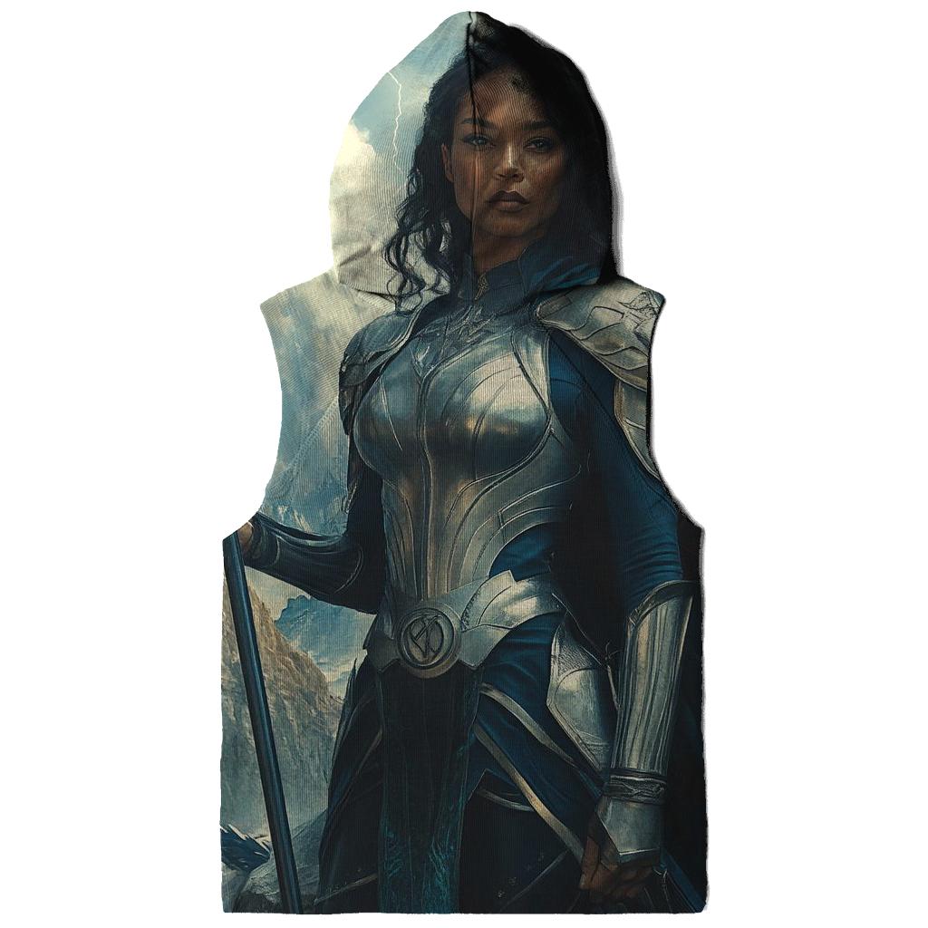 Tessa Thompson: Valkyriesong Of The Stormforged Shield hoodie designs