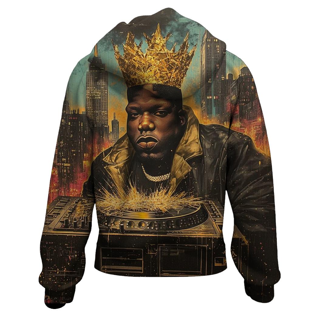 Crown Cipher Boulevard zip-up hoodies