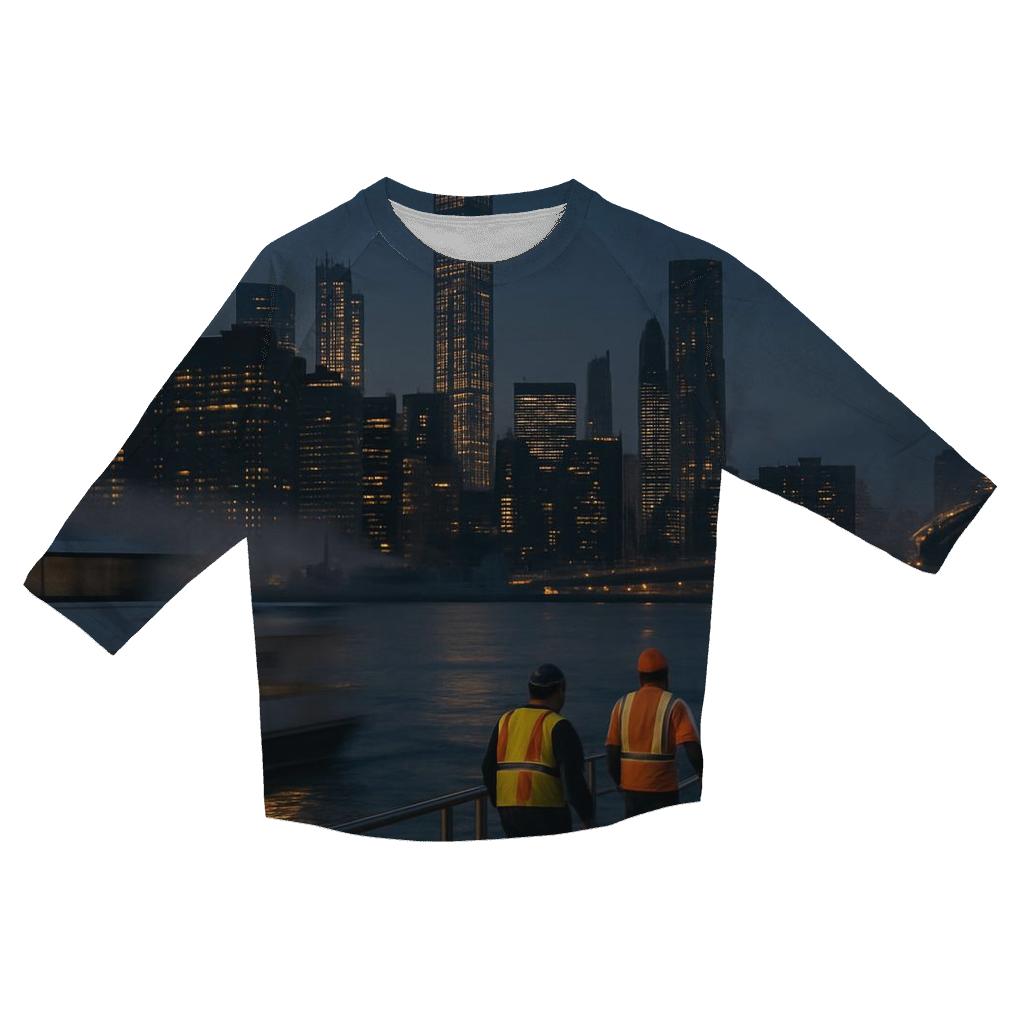 Hudson Twilight Infrastructure Study fashion 3/4 sleeve shirts