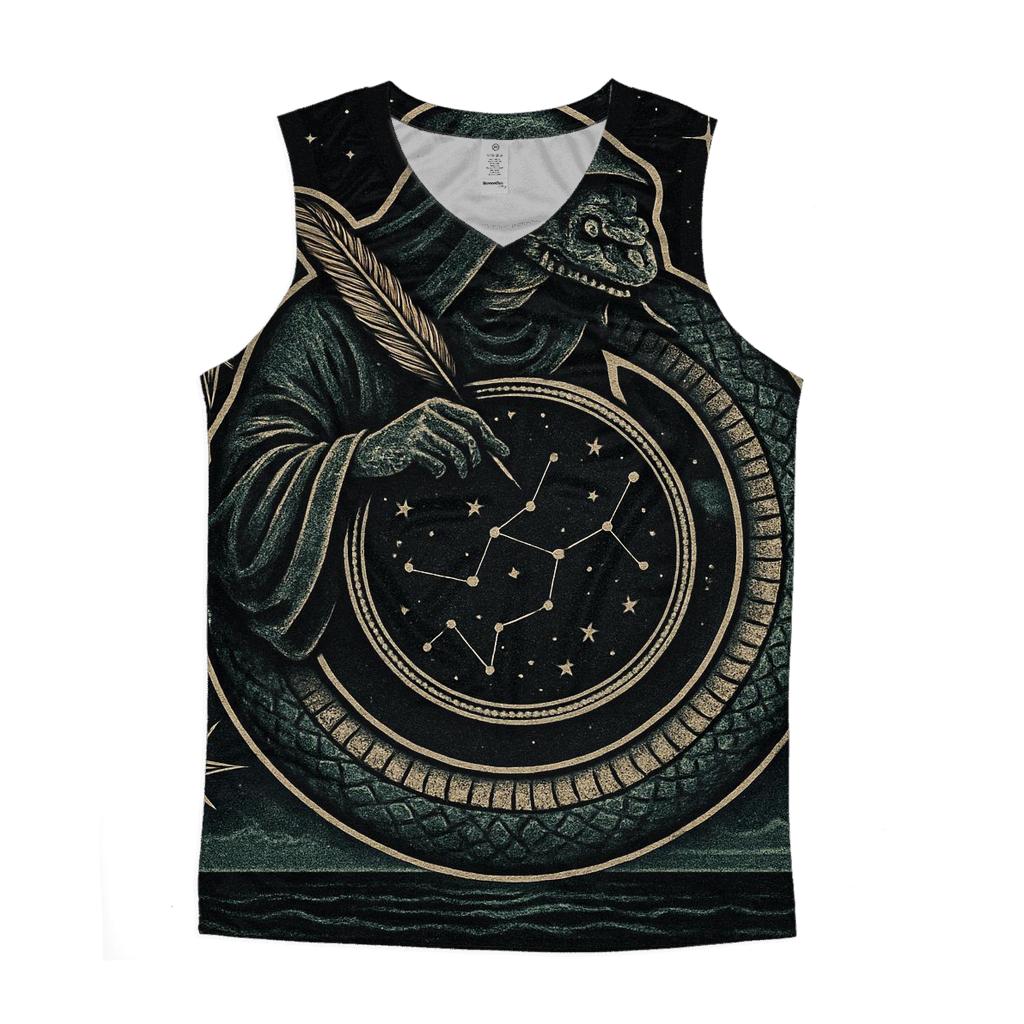 Astral Ouroboros Cartographer personalized athletic tanks