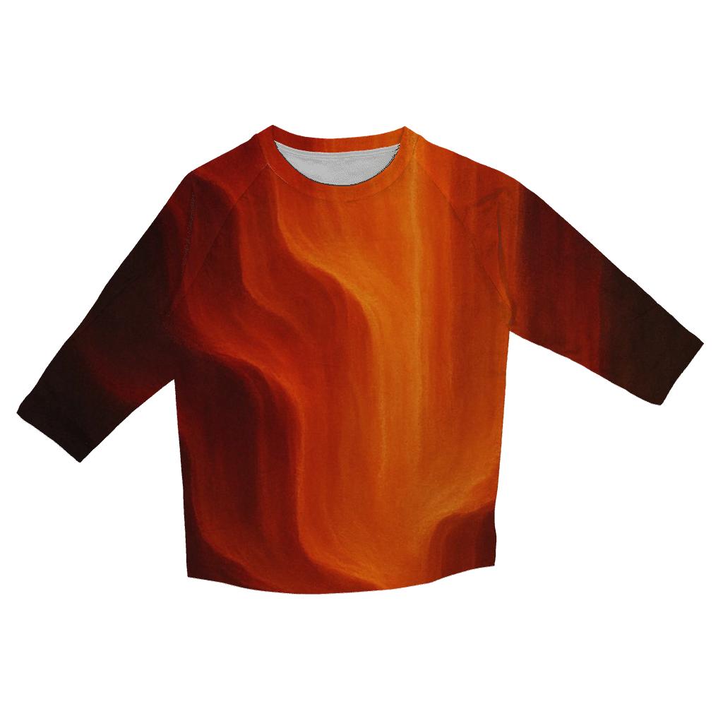 Molten Cascade designer 3/4 sleeve blouses