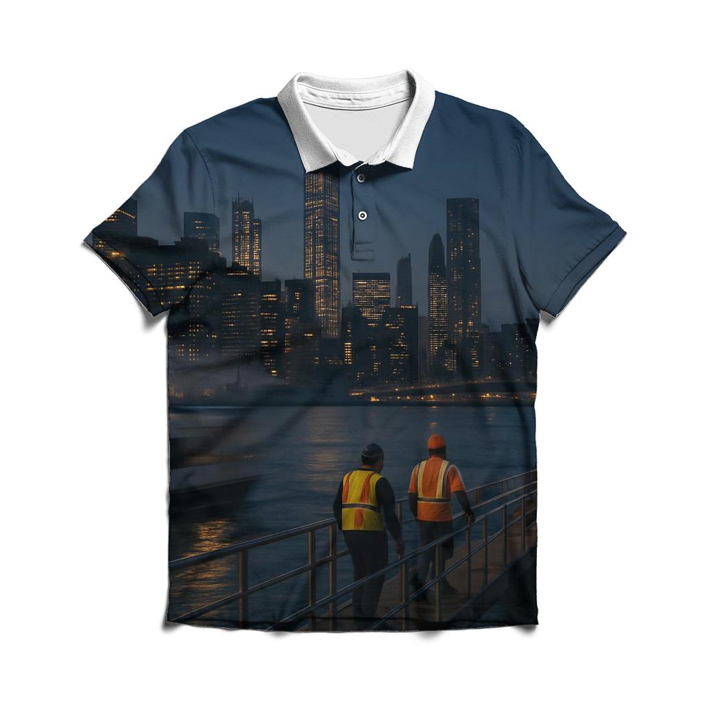 Hudson Twilight Infrastructure Study premium cotton polo shirts