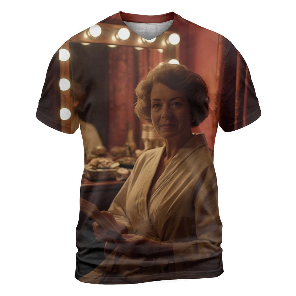 Polly Holliday Backstage Portrait custom all-over print shirts