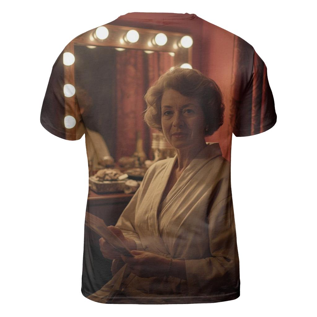 Polly Holliday Backstage Portrait custom all-over print shirts