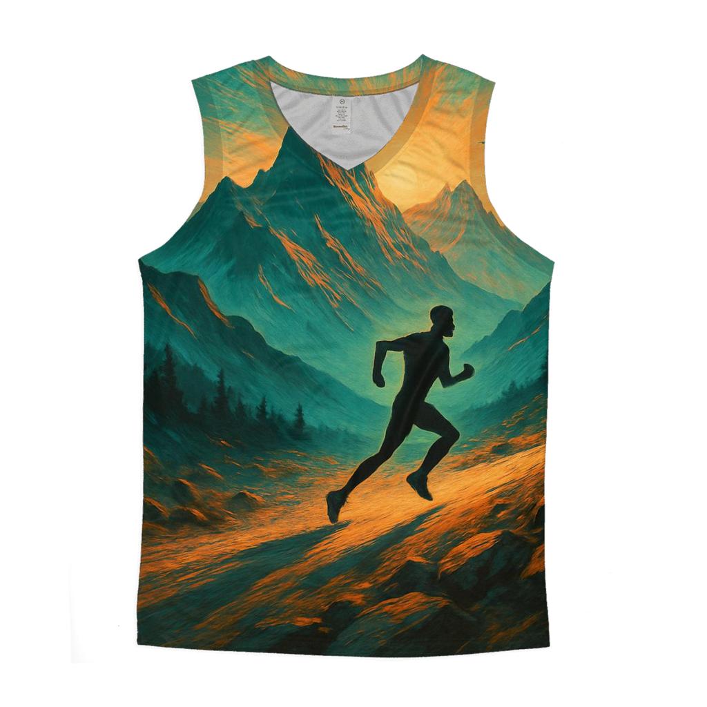 Mountain Trail Marathon trendy fitted tank tops