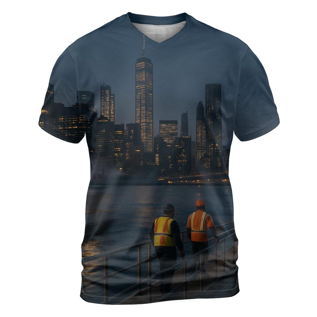 Hudson Twilight Infrastructure Study personalized full print shirts