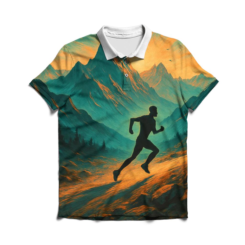Mountain Trail Marathon personalized polo shirts