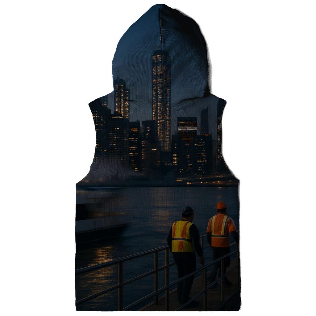 Hudson Twilight Infrastructure Study embroidered hoodies