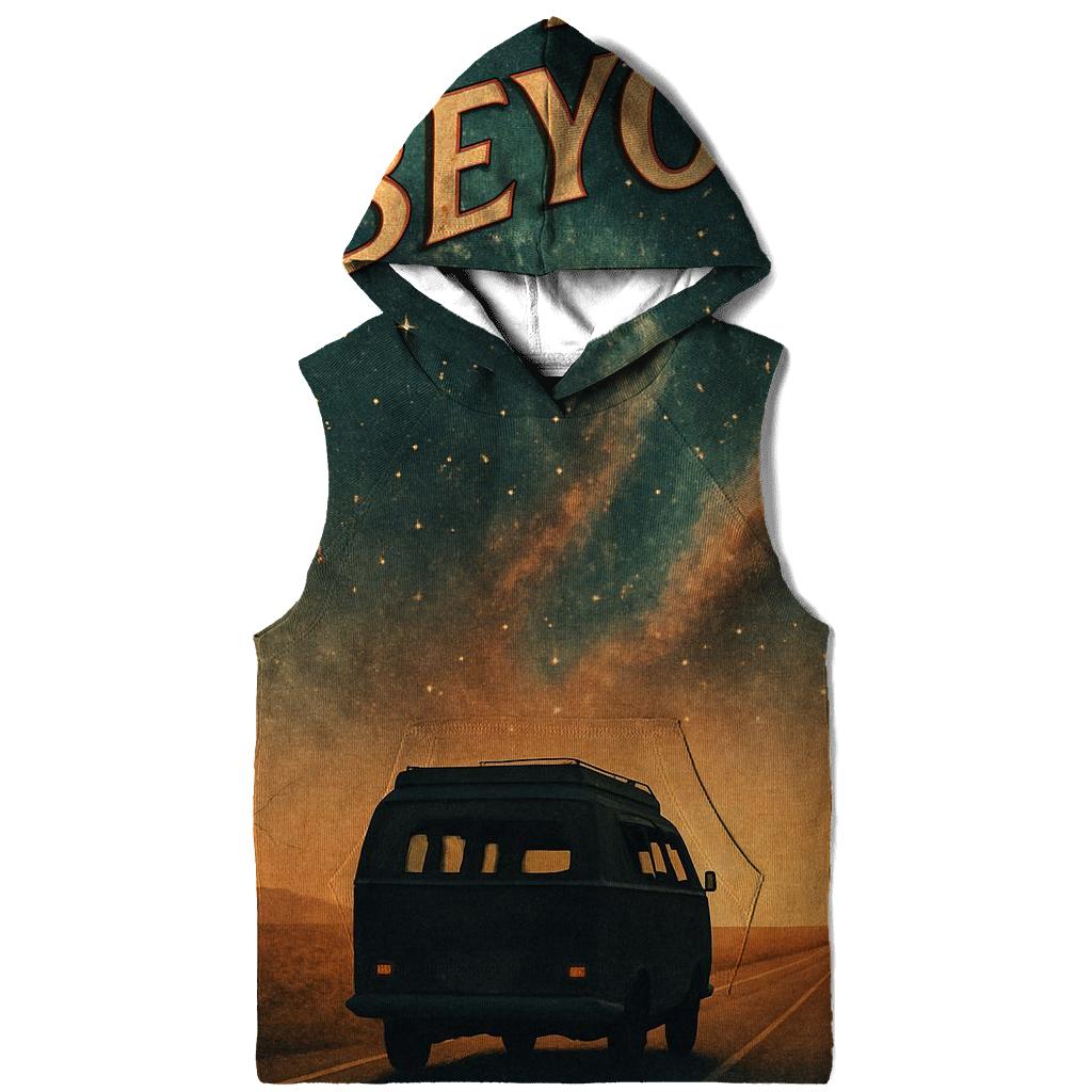 Vintage Cosmic Roadtrip Poster pullover hoodies