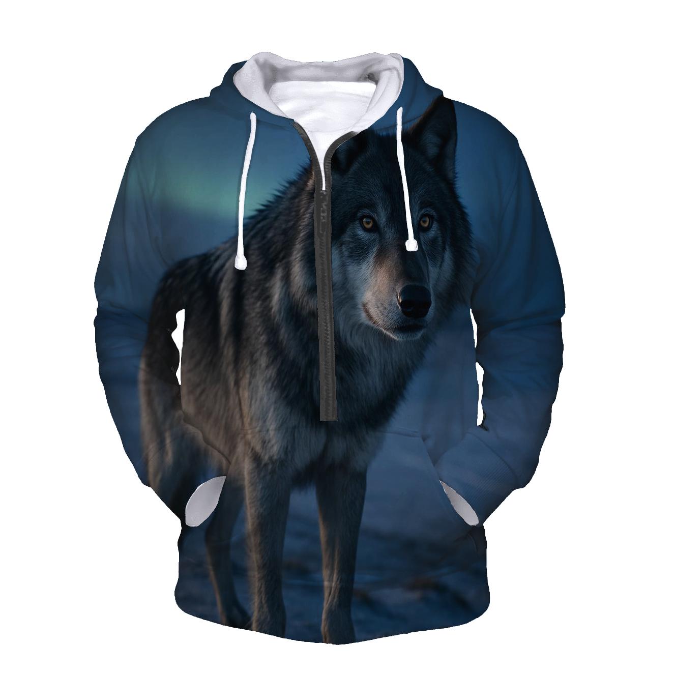 Northern Sentinel Wolf hoodies fashion