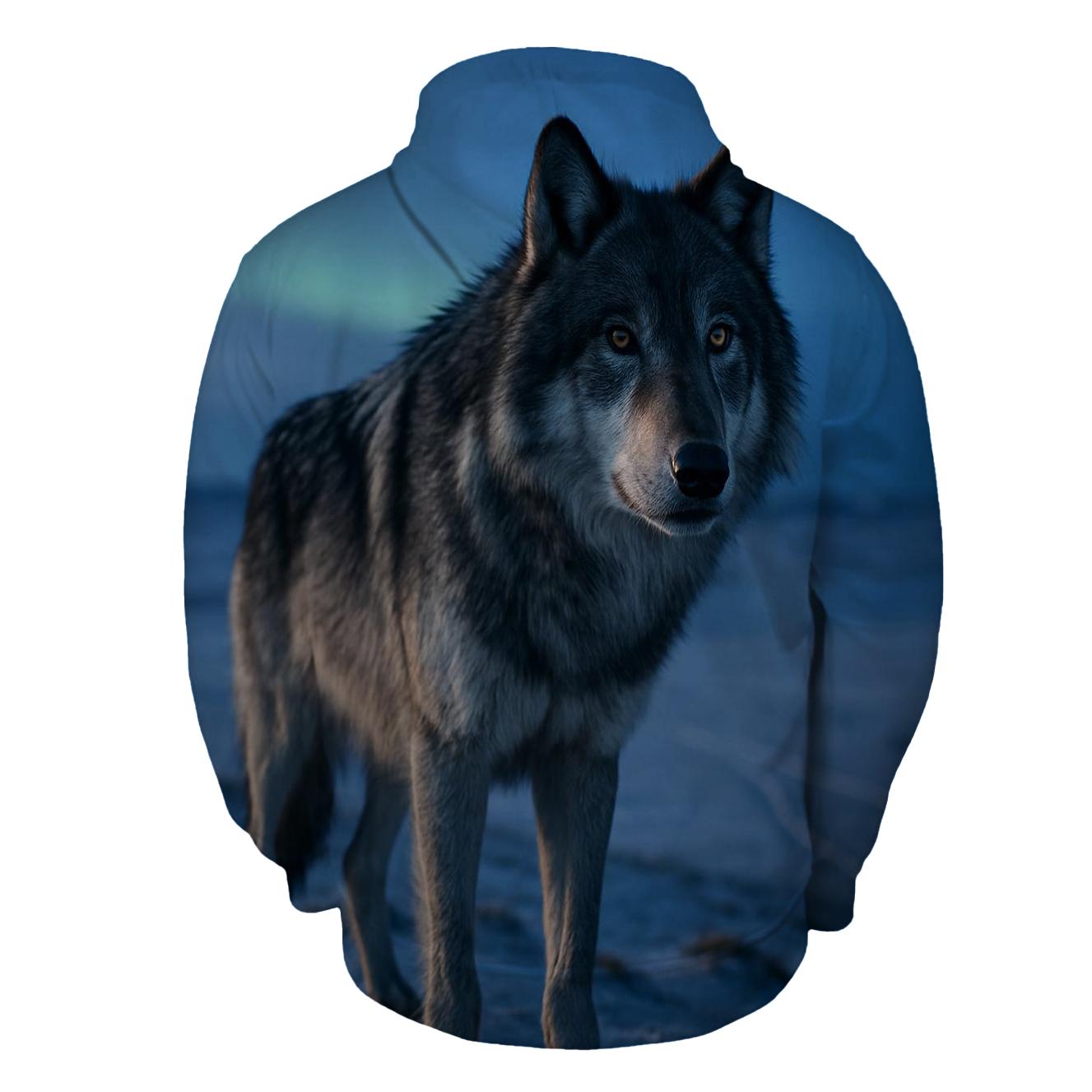 Northern Sentinel Wolf hoodies fashion