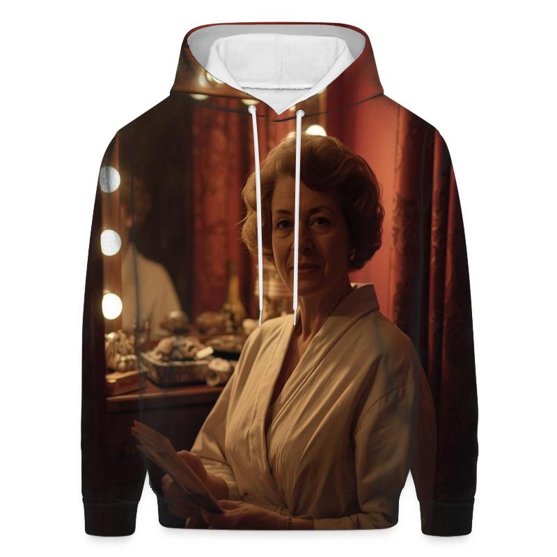 Polly Holliday Backstage Portrait hoodie styles
