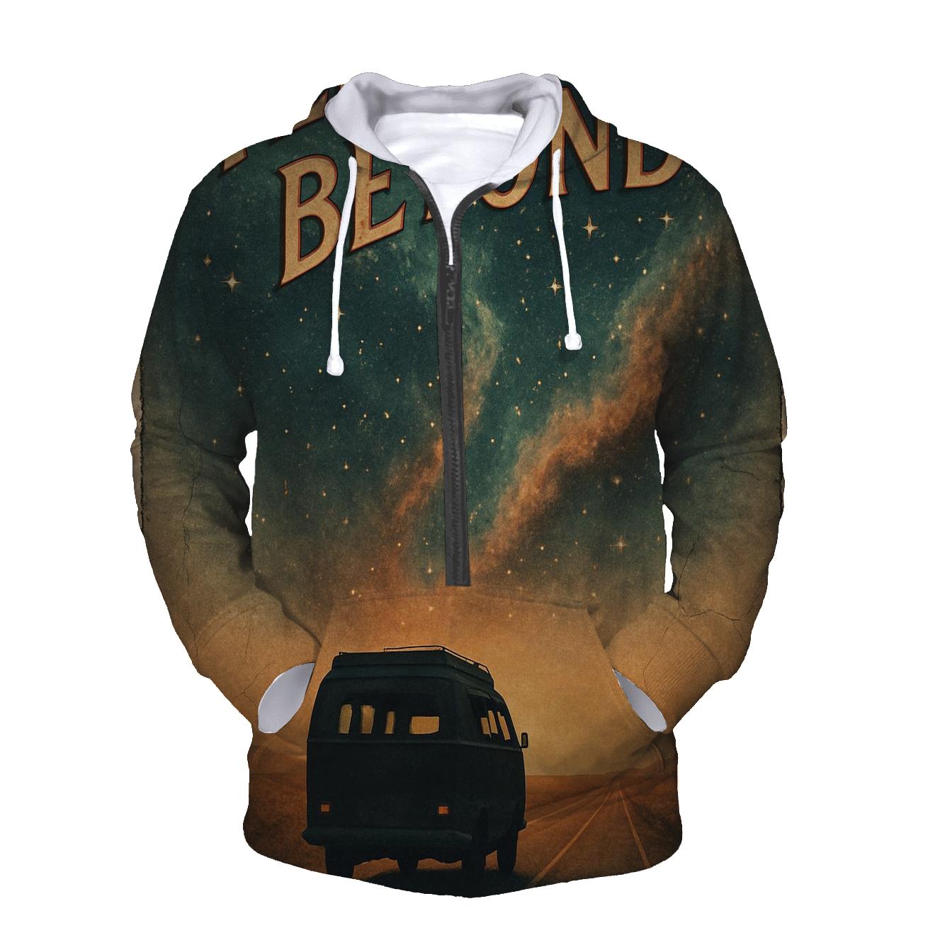 Vintage Cosmic Roadtrip Poster designer hoodies