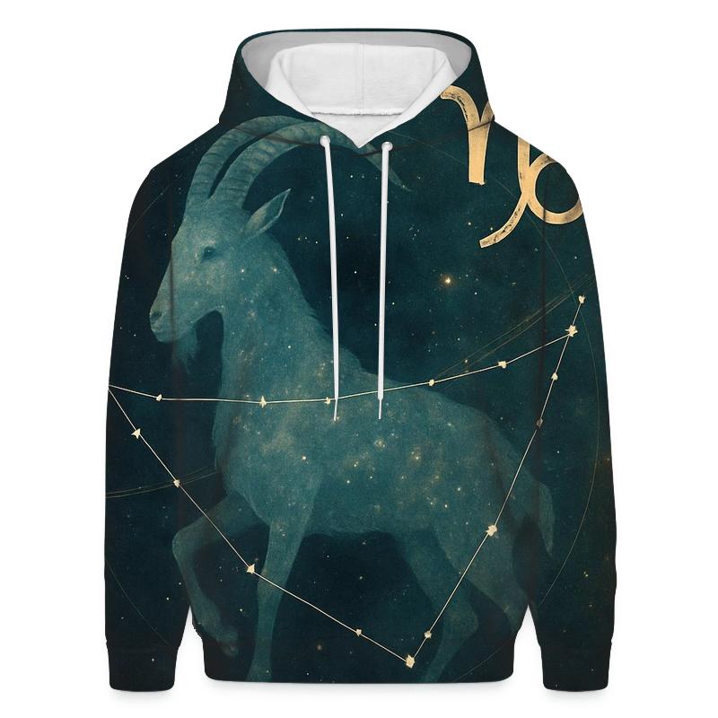 Capricorn Nebula Chart lightweight hoodies