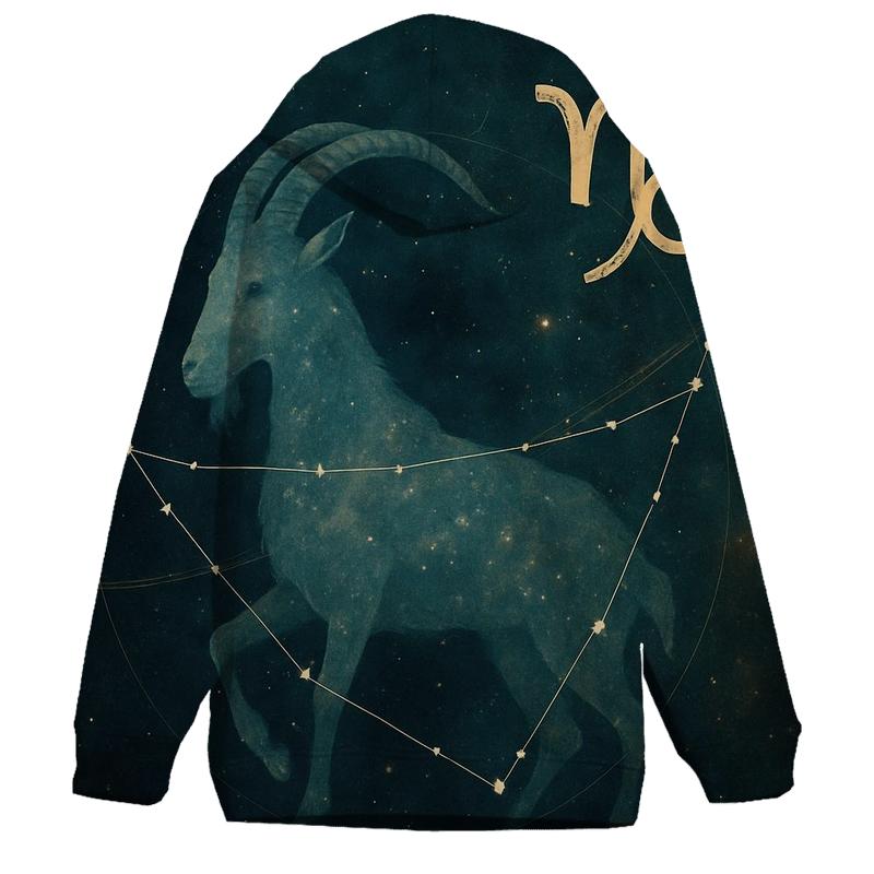 Capricorn Nebula Chart lightweight hoodies