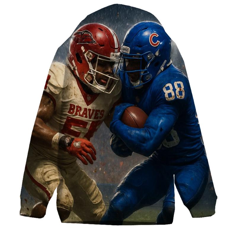 Gridiron Showdown Braves Vs Cubs Clash hoodie designs