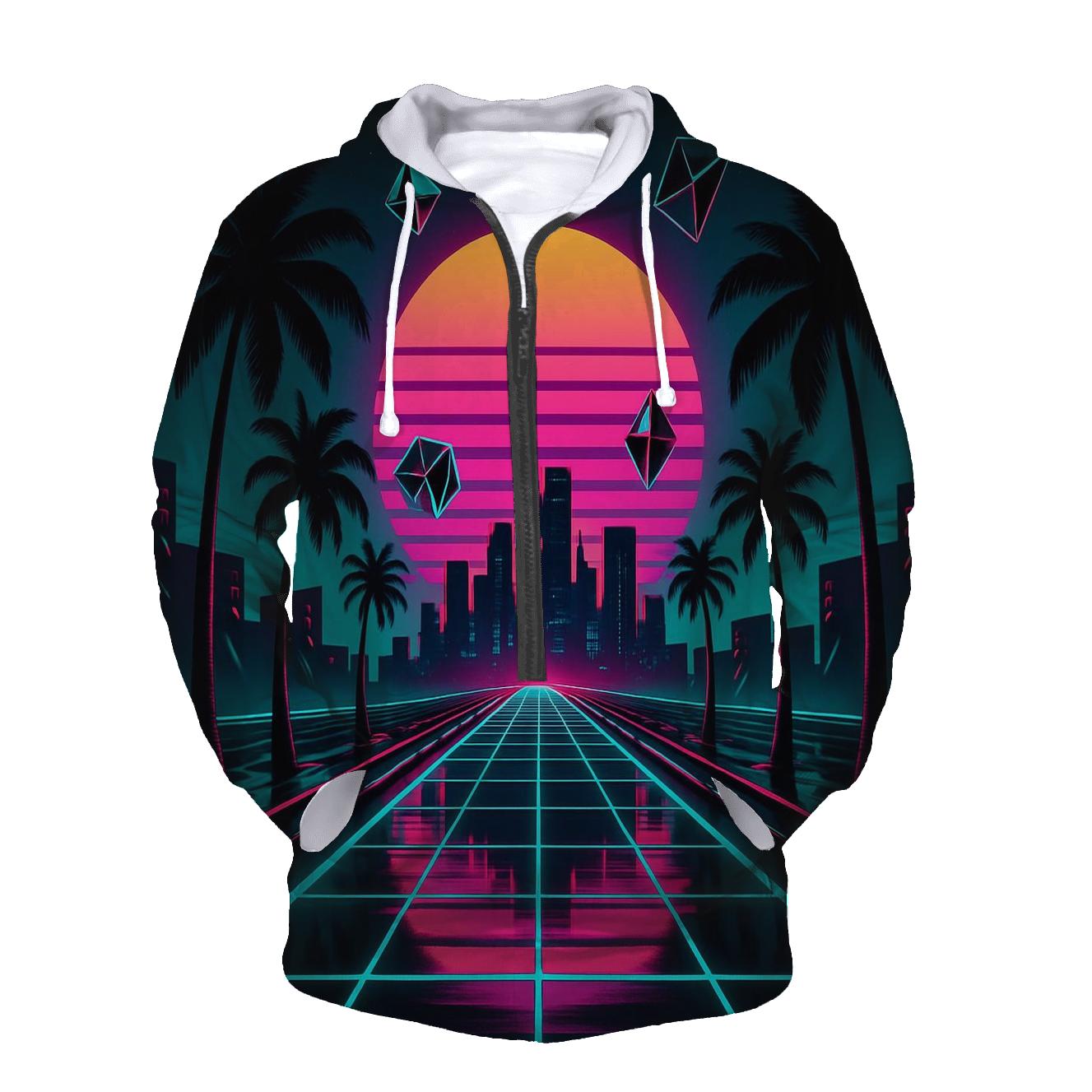 Neon Mirage Boulevard heavyweight hoodies