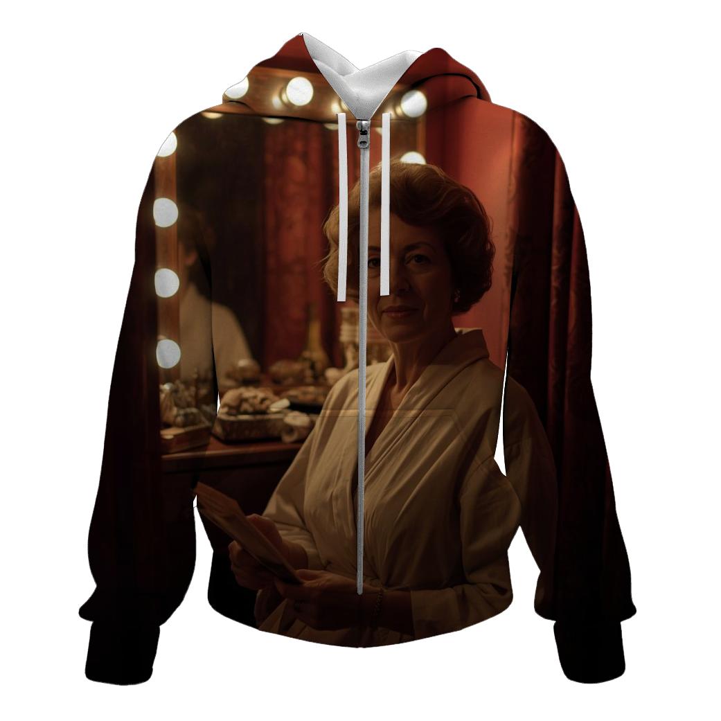 Polly Holliday Backstage Portrait premium hoodies
