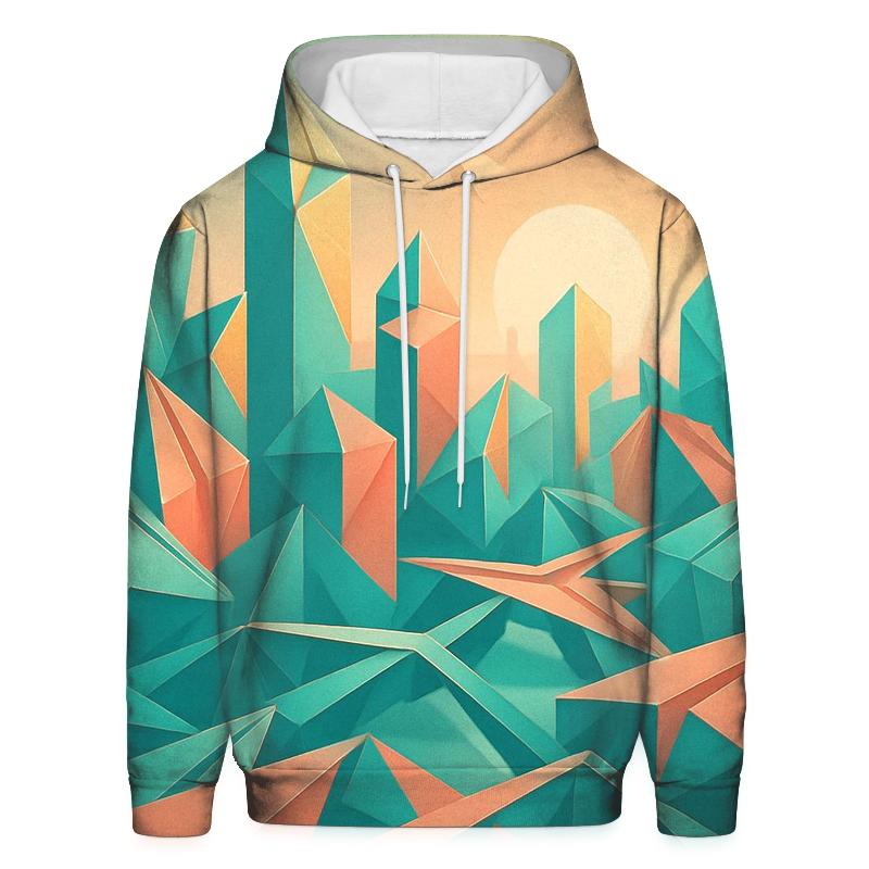 Chromatic Origami City hoodie designs