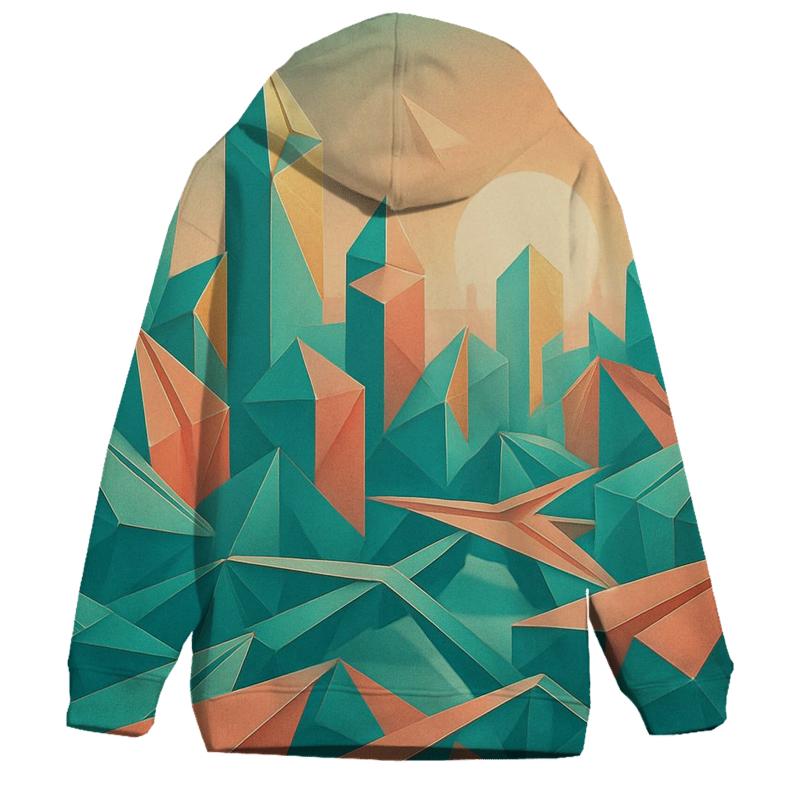 Chromatic Origami City hoodie designs