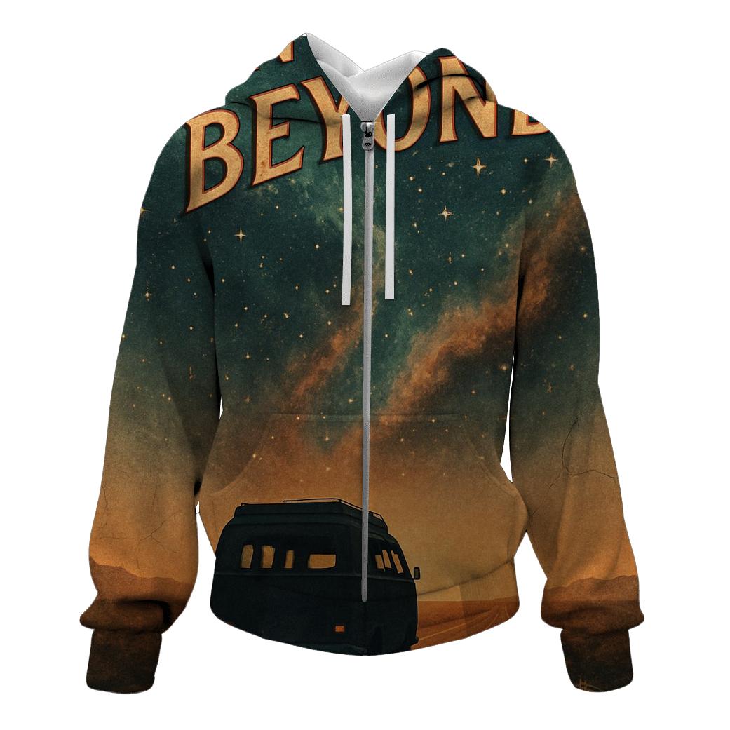 Vintage Cosmic Roadtrip Poster custom hoodies