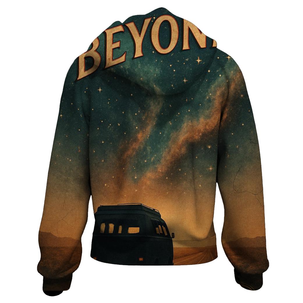 Vintage Cosmic Roadtrip Poster custom hoodies