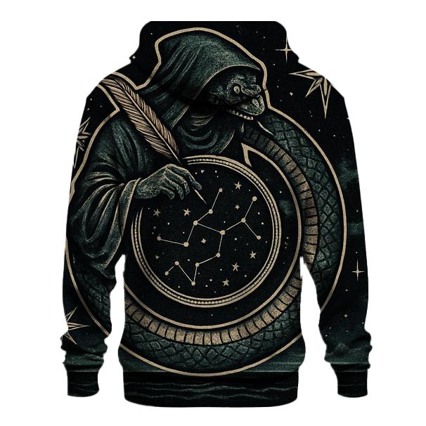 Astral Ouroboros Cartographer embroidered hoodies