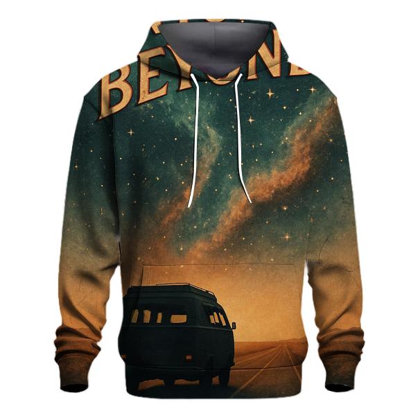 Vintage Cosmic Roadtrip Poster graphic hoodies