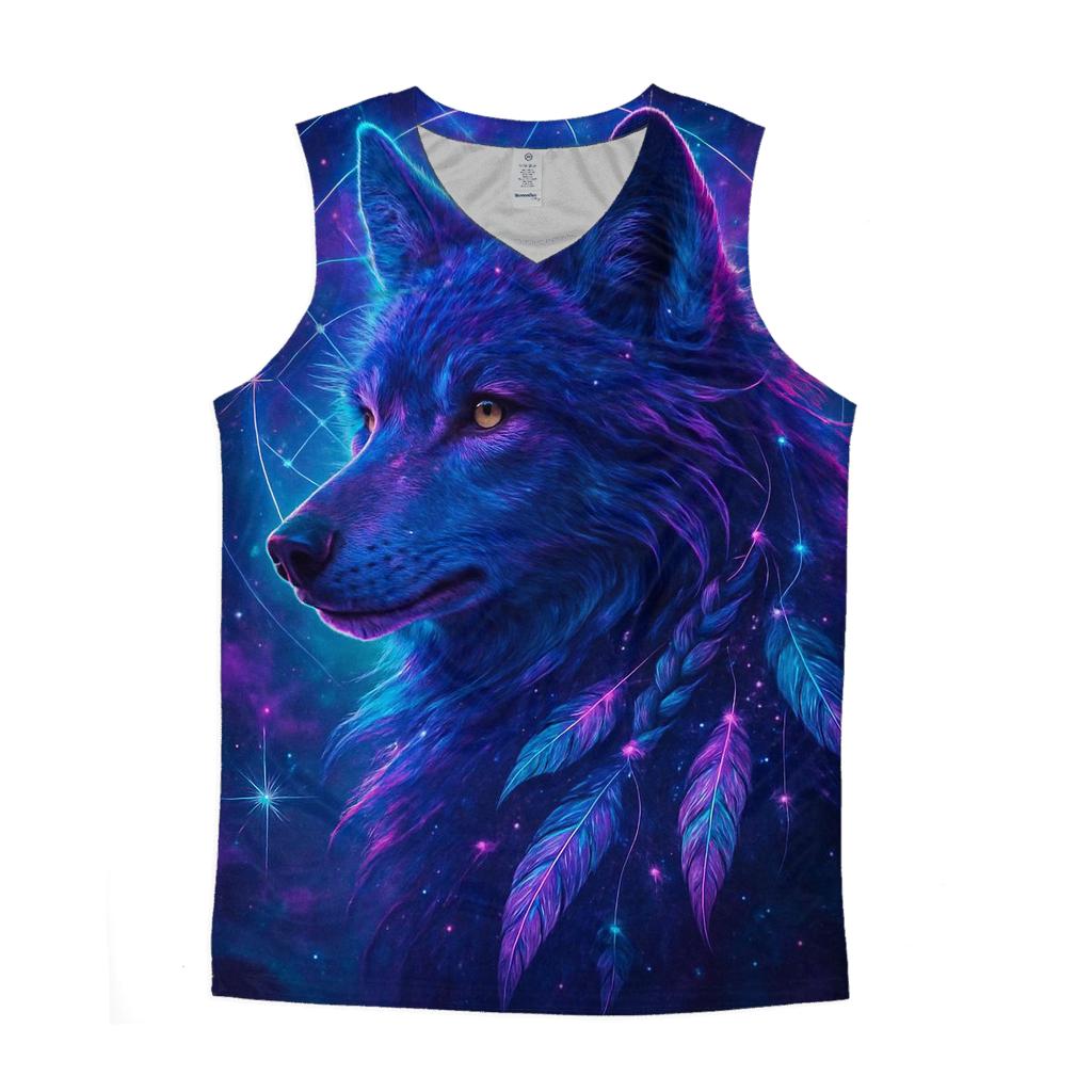 Lunar Nebula Sentinel personalized athletic tanks
