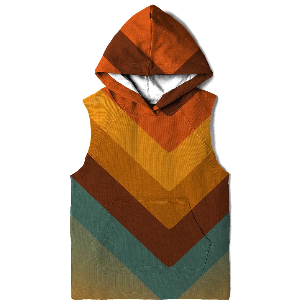 Sunset Groove Chevron hoodie trends