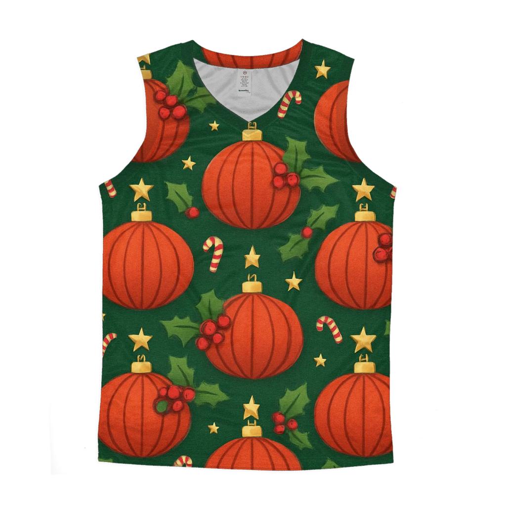 Festive Pumpkin Ornament Tessellation casual summer tank tops