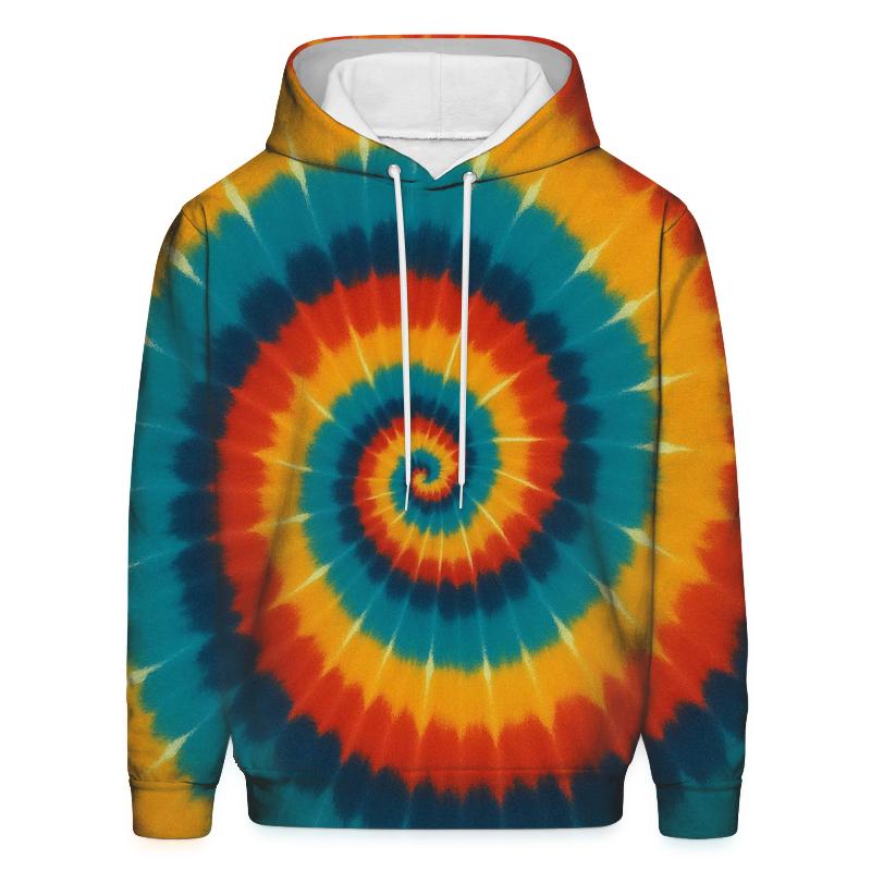 Cosmic Spiral Tie Dye heavyweight hoodies