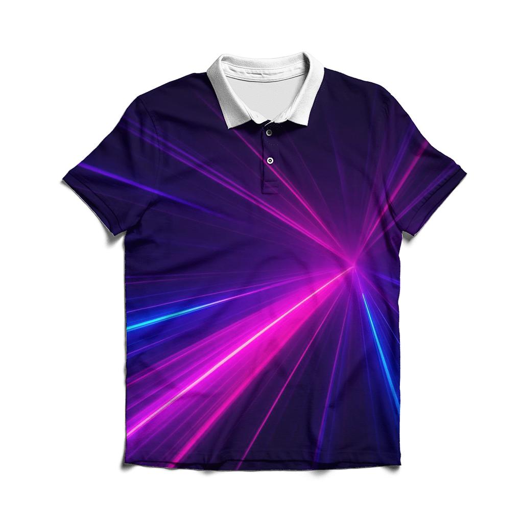 Neon Metro Drift custom polo shirts