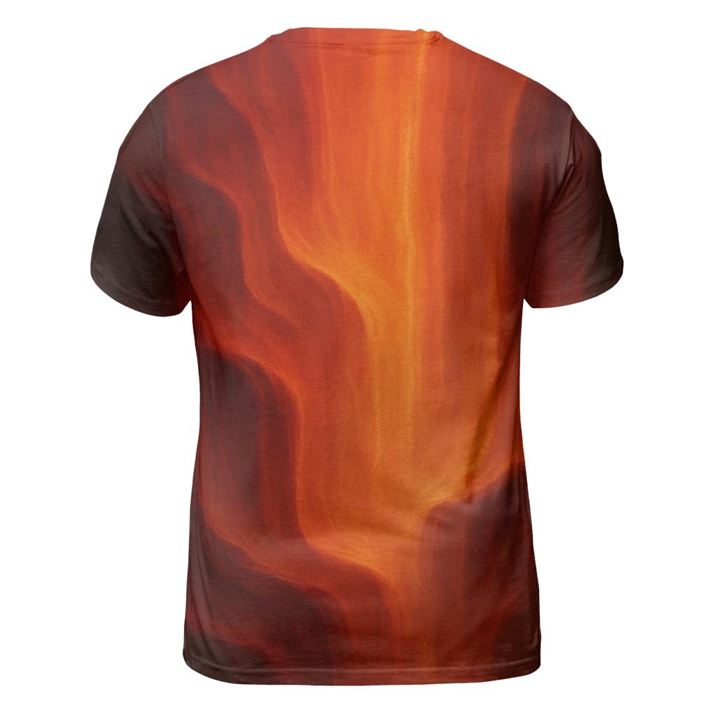 Molten Cascade trendy printed shirt styles